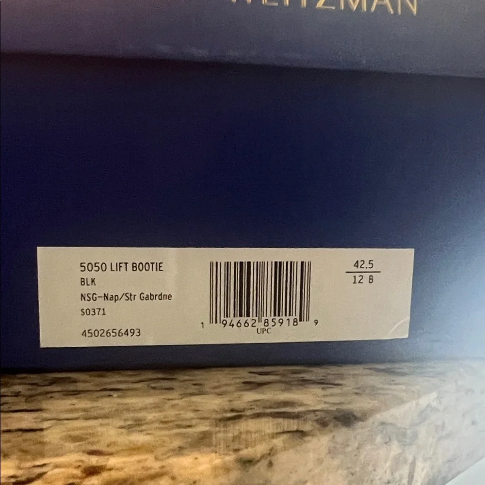 Stuart Weitzman Black Ankle Boots Size 12 - Picture 2 of 8